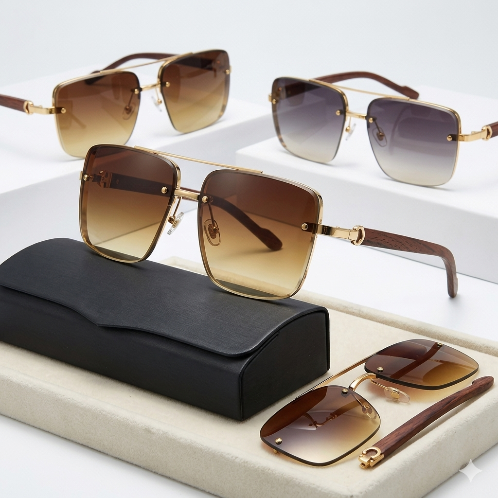Monaco Frames - Champagne Gold