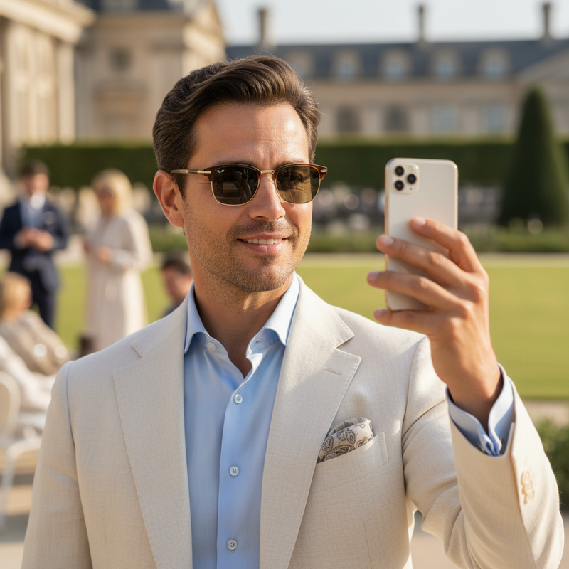 Profile 3 - Man with gold frames